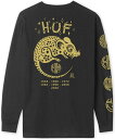 HUF Year Of The Rat L/S T-Shirt Black M TVc 