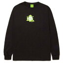 HUF Wasted Time L/S T-Shirt Black XL TVc 