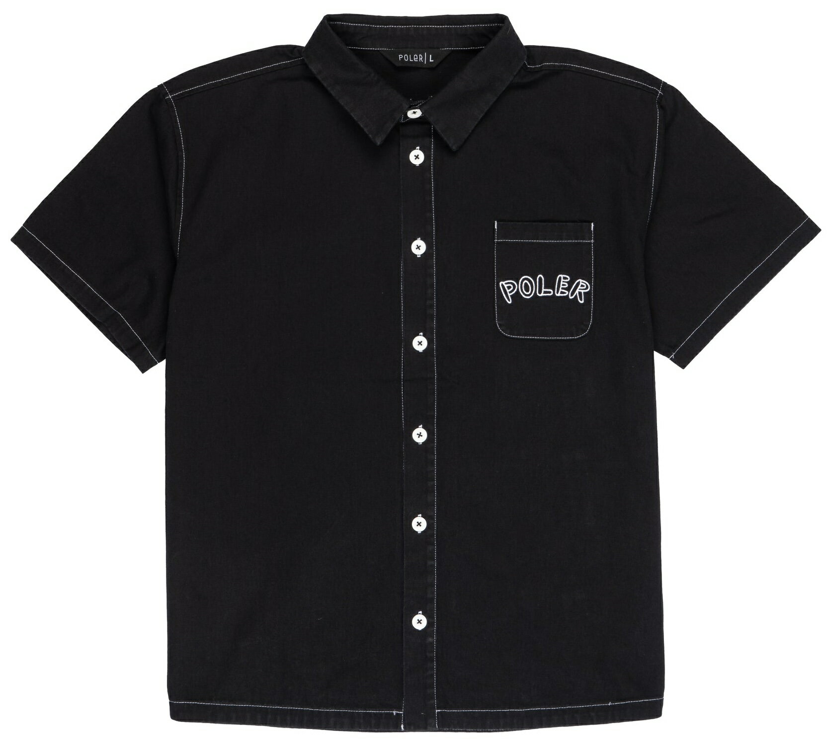Poler Intern Button Up Shirt Mosquitoblack M シャツ 送料無料