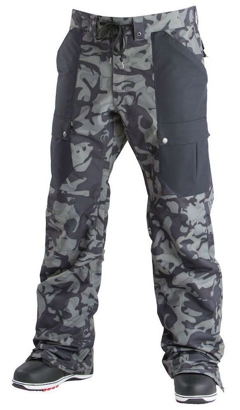 18-19 Airblaster Freedom Cargo Pant Stealth Dinoflage XS 送料無料