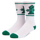 HUF Bookend Socks Green C \bNX 