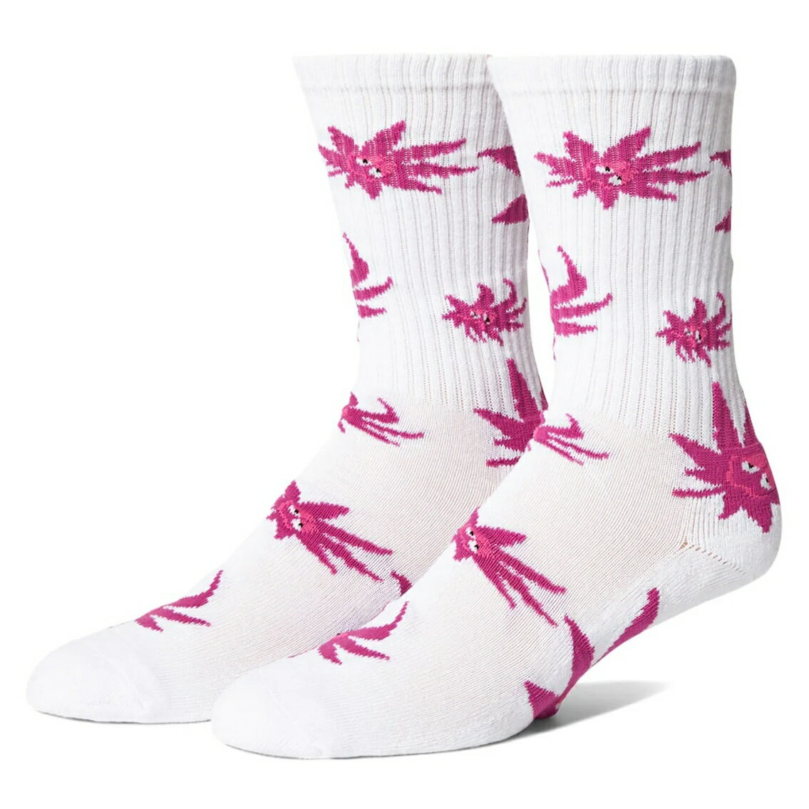 HUF Green Buddy Exhale Socks White 靴下 ソックス 送料無料