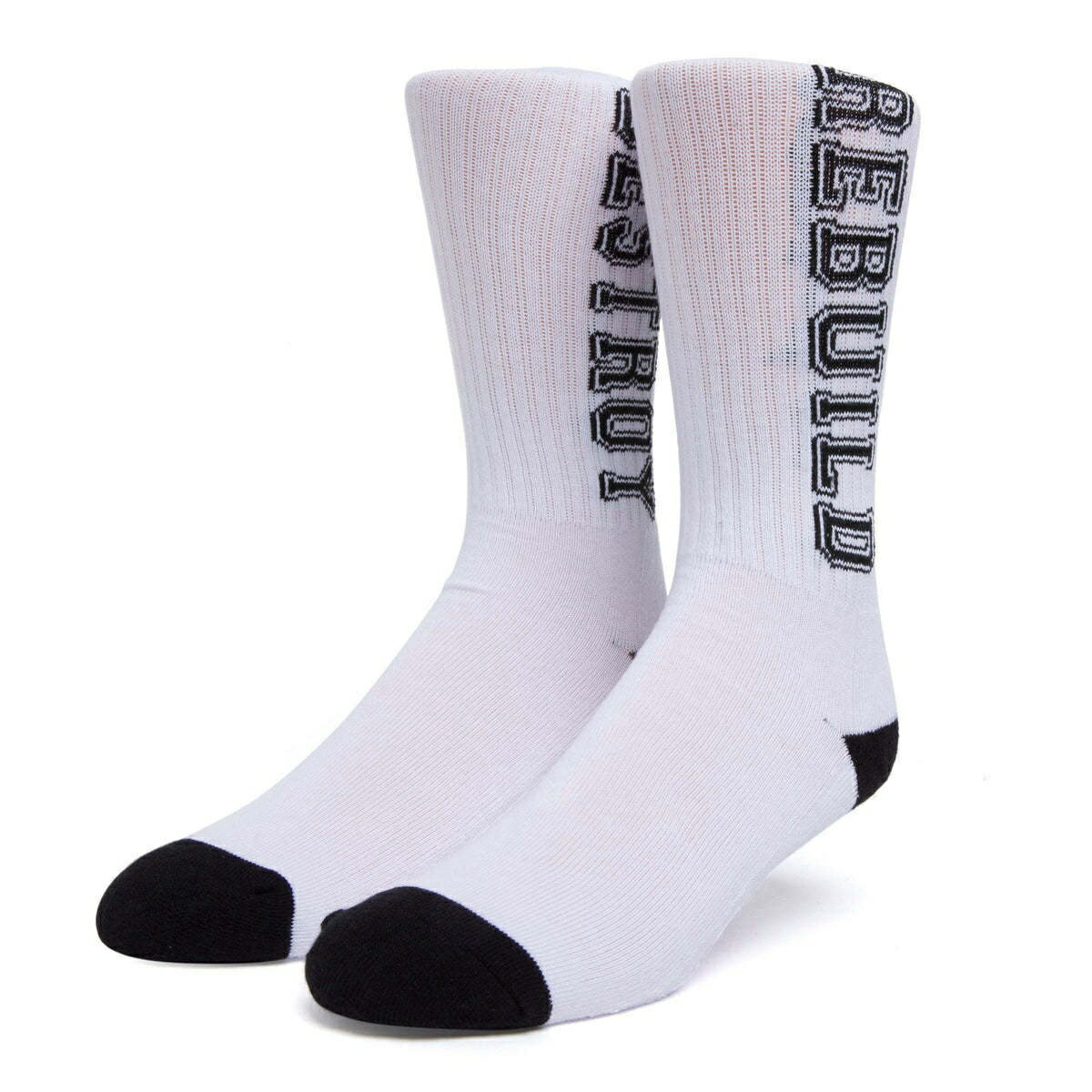 HUF Destroy Rebuild Socks White 靴下 ソックス 送料無料