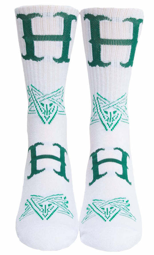 HUF Thrasher Duality Socks White 靴下 ソックス 送料無料