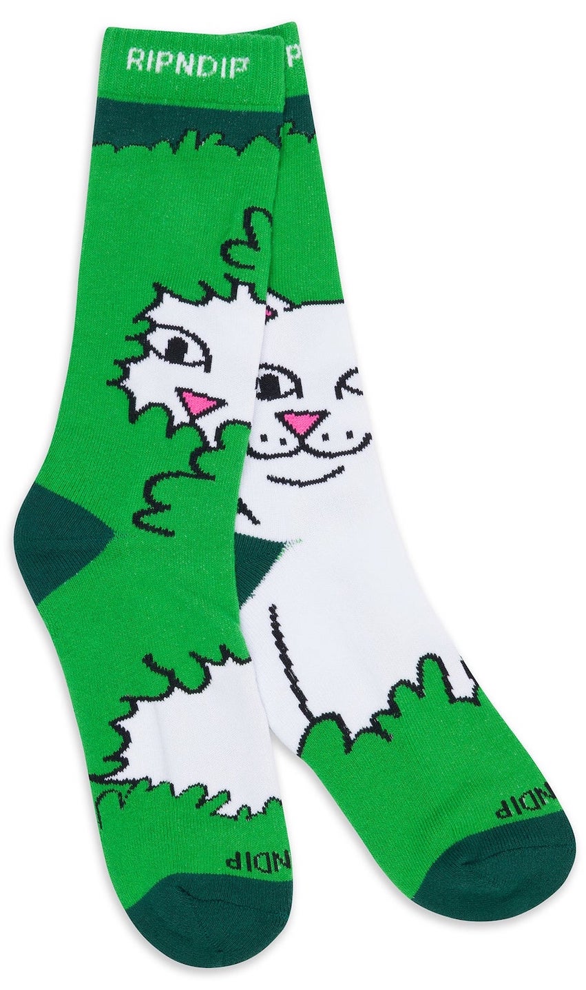 Ripndip Imma Head Out Socks Green 靴下 ソックス 送料無料