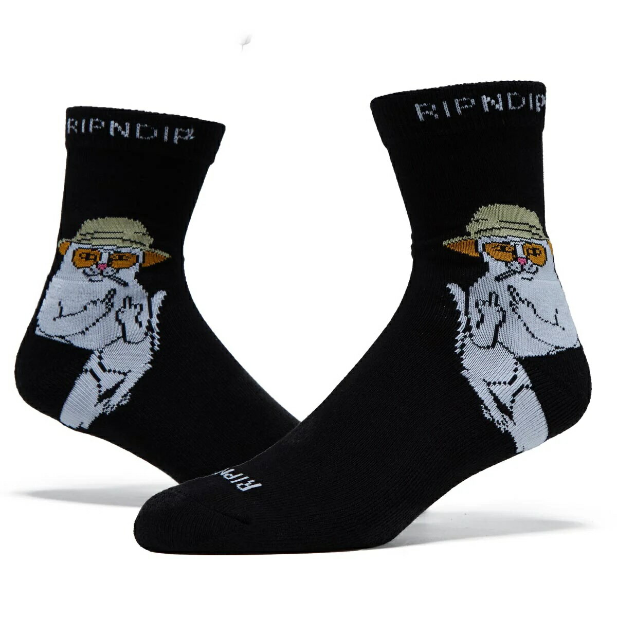 Ripndip Nermal S Thompson Mid Socks Black 靴下 ソックス 送料無料
