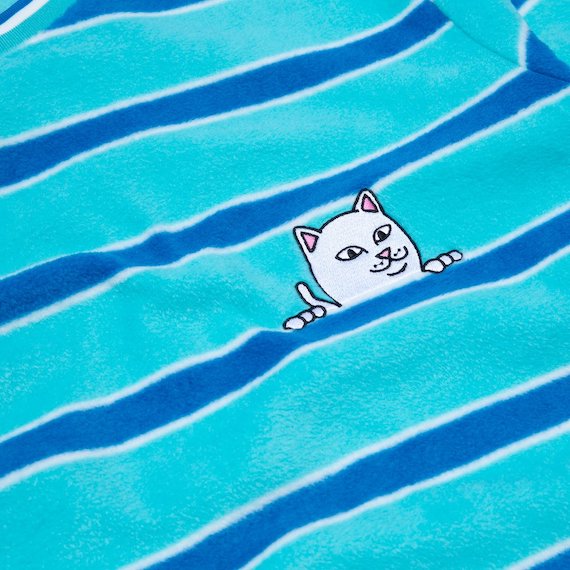 Ripndip Peeking Nermal Polar Fleece Crewneck Blue M トレーナー 送料無料