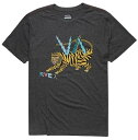 RVCA Leines Tiger T-Shirt Black M TVc 