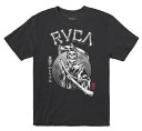 RVCA Trouble In Paradise T-Shirt Pirate Black S TVc 