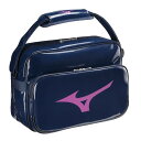 ミズノ エナメルバック 33JSB212 14 ネイビー×マゼンダ 約30L