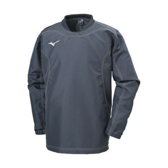 ミズノ　ユニセックス　タフブレーカーシャツ　32ME9182　09　ブラック　男女兼用