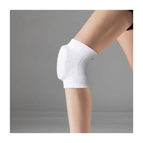 D&M　バレーボール　フレキシブルエルボーパッド　#867　バレーひじサポーター　28mm厚　ホワイト