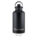 ZeroBarrel アスリートボトル ZW-01 1.9L 64OZ Matte black(3)