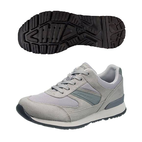 ウィンブルドン　M039　W/B　M039　KF79522　グレー　通学シューズシューズ　中学校　高校　4E