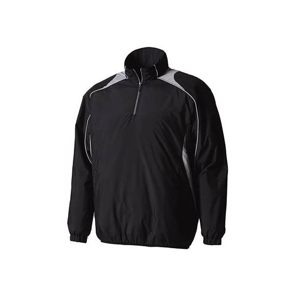 デサント 野球 プルオーバーコート STD425B BLK ブラック