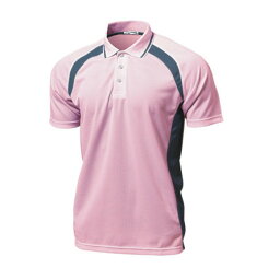 ウンドウ　wundou　ベーシックテニスシャツ　P1710-13　ライトピンク