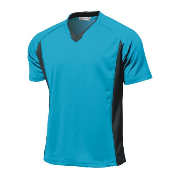 ウンドウ　wundou　ベーシックサッカーシャツ　ジュニアサイズ　P1910-02　ターコイズ サッカー 1