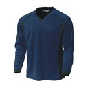 ウンドウ　wundou　ベーシックロングスリーブサッカーシャツ　ジュニアサイズ　P1930-01　ネイビー サッカー
