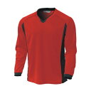 ウンドウ wundou ベーシックロングスリーブサッカーシャツ ジュニアサイズ P1930-11 レッド サッカー(4)