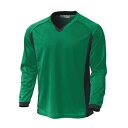 ウンドウ wundou ベーシックロングスリーブサッカーシャツ P1930-26 グリーン