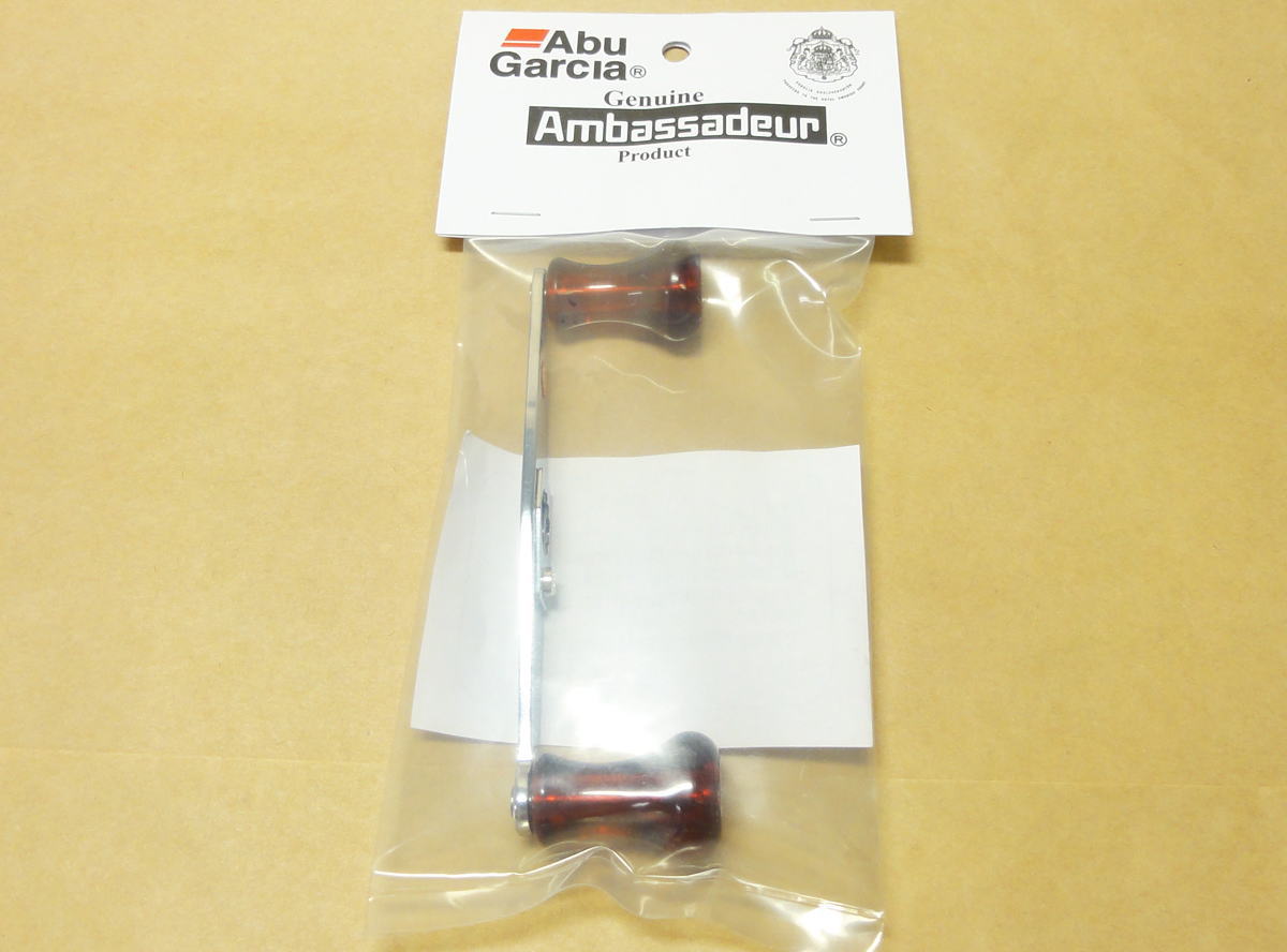 カハラジャパン　100mm　メッシュパワーハンドル　ハンドルノブカラー：赤　ABUアンバサダー用