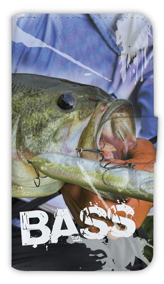 [アングラーズケース] 【手帳型】ビッグバス! BLACK BASS 商品コード： diary2015102909 