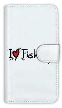 [アングラーズケース] 【手帳型】I LOVE FISHING (商品コード： diary2015103108)