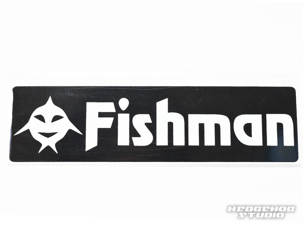 [Fishman/フィッシュマン] Fishicon Fishman ステッカー黒 (code:FM1266) 1