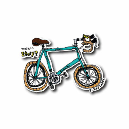 【B-SIDE LABEL/ビーサイドレーベル】タケイ自転車 (水色)　品番：BSL047