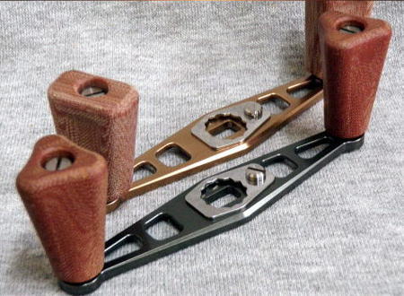 【NSクラフト】　パワードハンドル　ROBO-ダブル W70/W80 シマノ・アブ・ダイワ・イスズ用