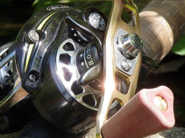 【NSクラフト】 パワードハンドルROBO：メタルアーム Air 85/95 アブ・ダイワ用