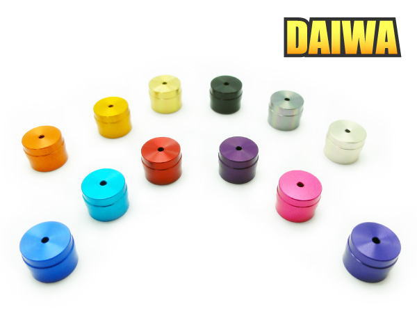 【ダイワ用】アルミ ハンドルノブキャップ Iシェイプ ウッドノブ・コルクノブ対応 (1個入り)