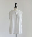 totouch スラブコットンセミタートルノースリTシャツ レディース 日本製 綿100% タンクトップ ライトグレー TO24C-01 トゥタッチ sleevelessshirt【送料無料】