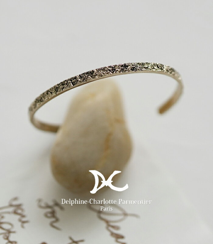 Delphine Charlotte Parmentier FRANCE ｜OLD GOLDENバングル 金属アレルギー対応 ニッケルフリー ゴールド メタル ブレスレット 26AH SYMBOISE デルフィーヌ・シャーロット・パルモンティエ 【送料無料】