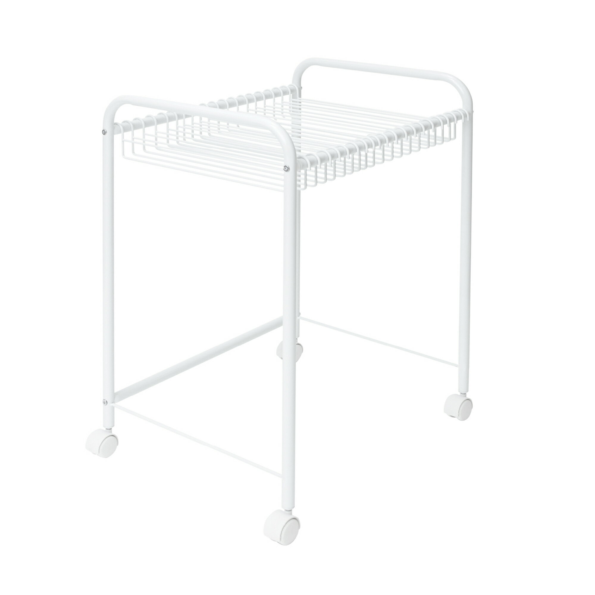 【公式】HEIAN SHINDO　クローゼット用スラックスハンガー ホワイト 耐荷重0.75kgx20 幅43cm 高さ70cm ..