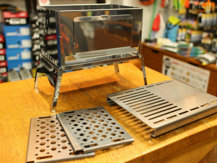 笑's コンパクト焚き火グリル 「B-GO」 3点セット (B-GO本体+専用グリルプレート+専用ハードロストル)通販格安セール情報 楽天 通販