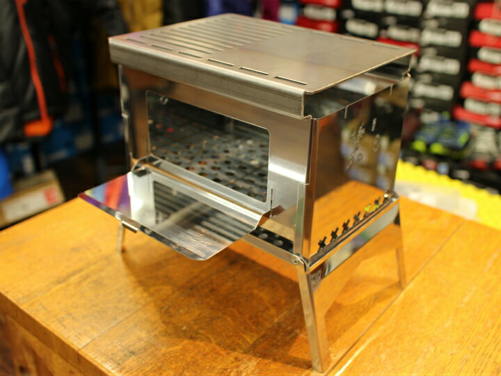 笑's　コンパクト焚き火グリル　「B-GO」 3点セット　（B-GO本体+専用グリルプレート+専用ハードロストル）通販格安セール情報　楽天　通販