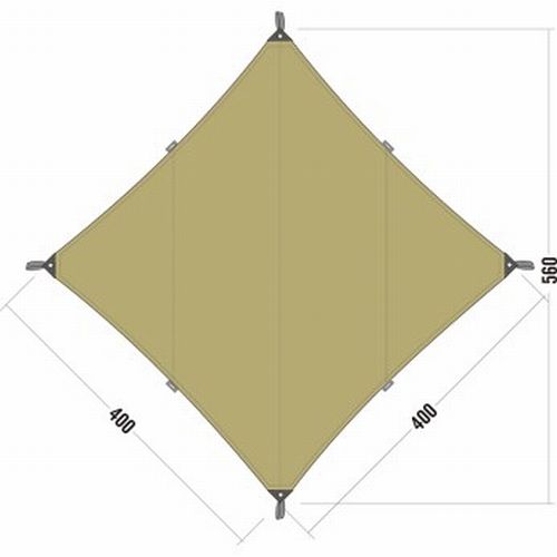 エバニュー EVERNEW Tarp TC3 アウトドア キャンプ テント タープ コットン