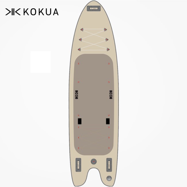 コクア KOKUA MAKUA HOLOHOLO 11.2×36 SUP サップ フィッシングモデル アウトドア マリンスポーツ タンデム フィッシング 持ち運...