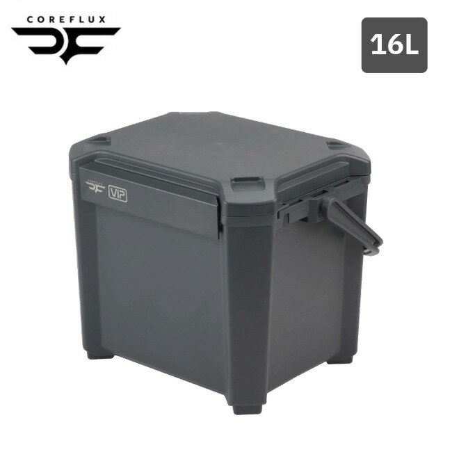 Rakuten - コアフラックス COREFLUX クーラーボックス VIP 16L スレートグレー 高保冷 座れる フタ耐荷重100kg キャンプ CFV16G