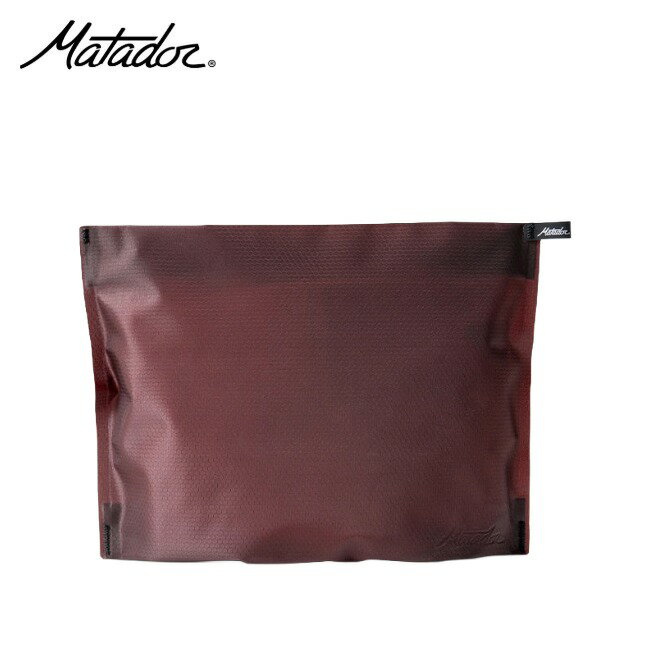マタドール Matador フラットパックジッパートイレタリーケース ブラウン 防水 ポーチ アメニティ 洗面..