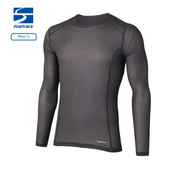 Outdoor Wear - ファイントラック finetrack ドライレイヤーウォームロングスリーブ メンズ 防寒 インナー 保温 快適 抗菌防臭 静電気抑制 FUM0521