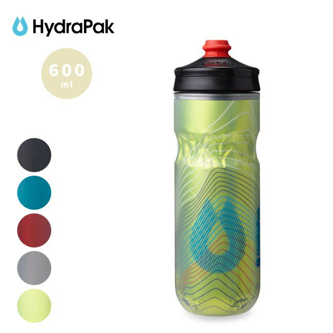 Rakuten - ハイドラパック Hydrapak ポーラー サージ アセント 600ml ウォーターボトル 水筒 軽量 アウトドア 自転車 サイクリング トレイルランニング PS20G