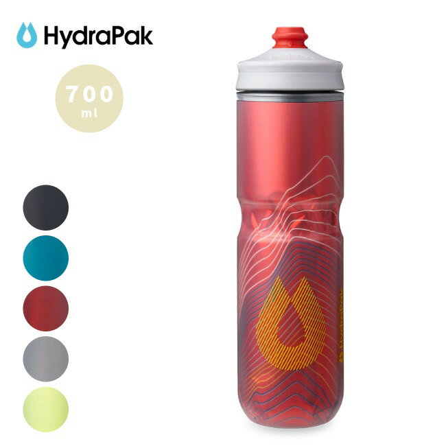 Rakuten - ハイドラパック Hydrapak ポーラー サージ アセント 700ml ウォーターボトル 水筒 軽量 アウトドア 自転車 サイクリング トレイルランニング PS24G