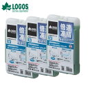 ロゴス LOGOS 倍速凍結・氷点下パックM×3個 お買い得3点セット 保冷剤 アウトドア キャンプ