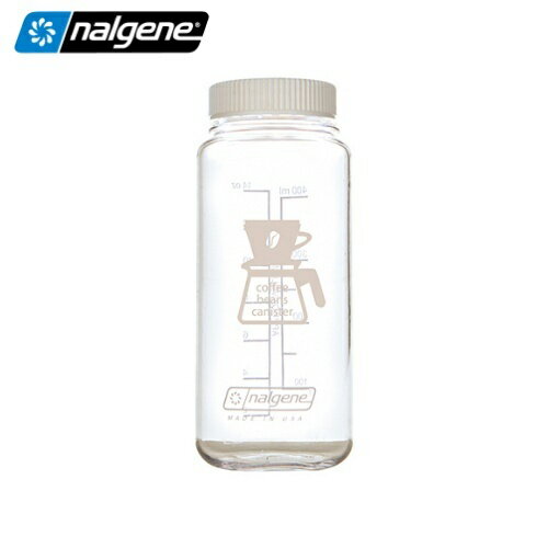ナルゲン NALGENE コーヒービーンズキャニスター 150g （ 0.5L ） クリアWH