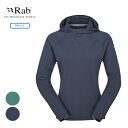 ラブ Rab ソニックフーディー ウィメンズ Sonic Hoody Wmns ベースレイヤー 防臭加工 吸汗 速乾 QBL-71