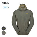 ラブ Rab バイタルフーディ メンズ Vital Hoody Men's ソフトシェル ウィンドシェル ジャケット 軽量 防風フード付 QWS-48