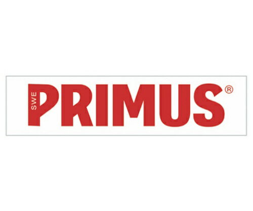 プリムス PRIMUS ステッカー S レッド 1枚入り アウトドア キャンプ ステッカー シール
