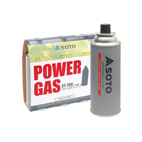 ソト SOTO パワーガス 3本パック アウトドア キャンプ 登山 トレッキング ガス燃料 防災 災害 CB缶